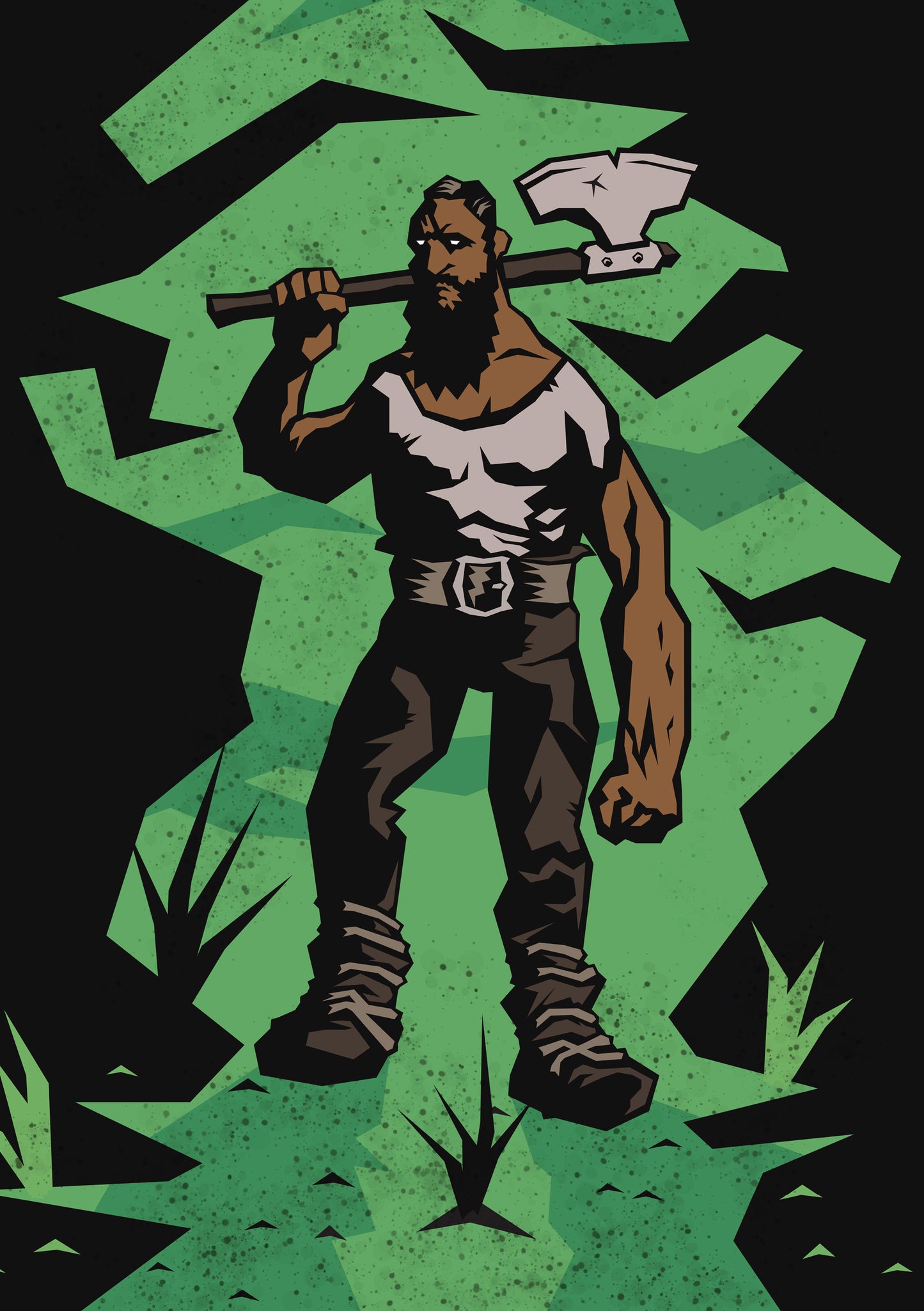 Exiled Woodsman A5 signed prints